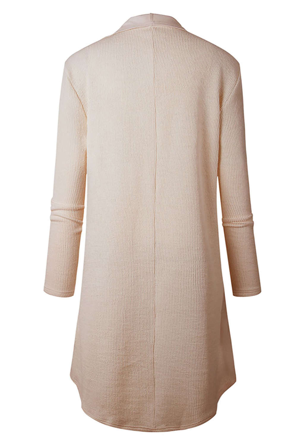 Iyasson Draped Lapel Open Front Cardigan