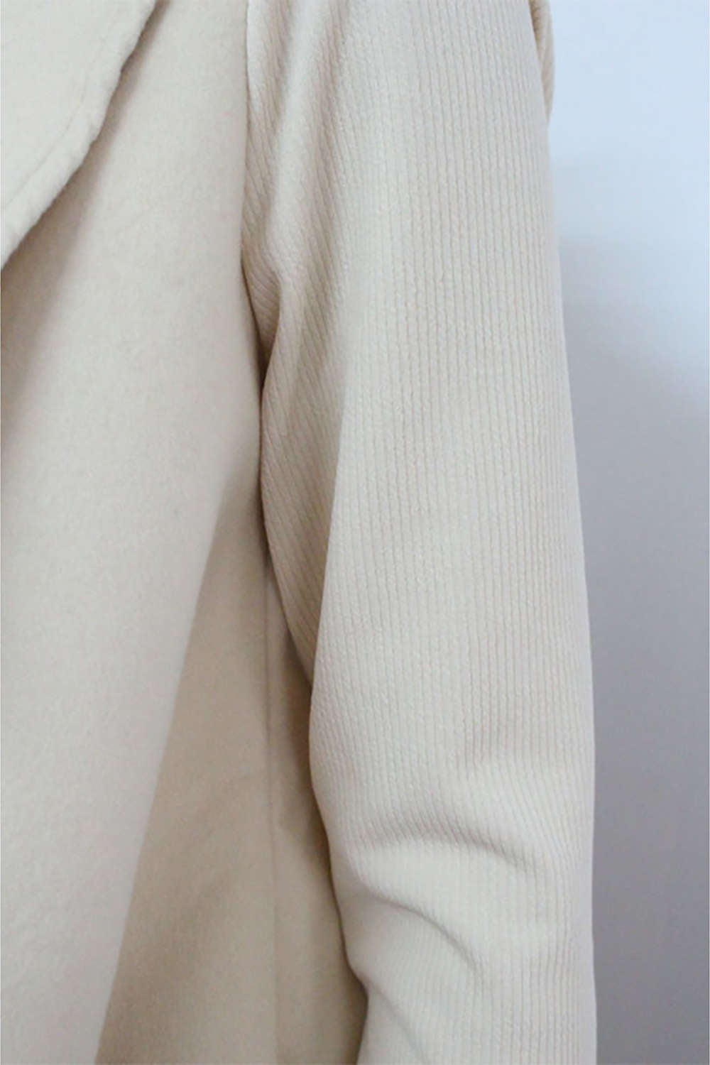 Iyasson Draped Lapel Open Front Cardigan