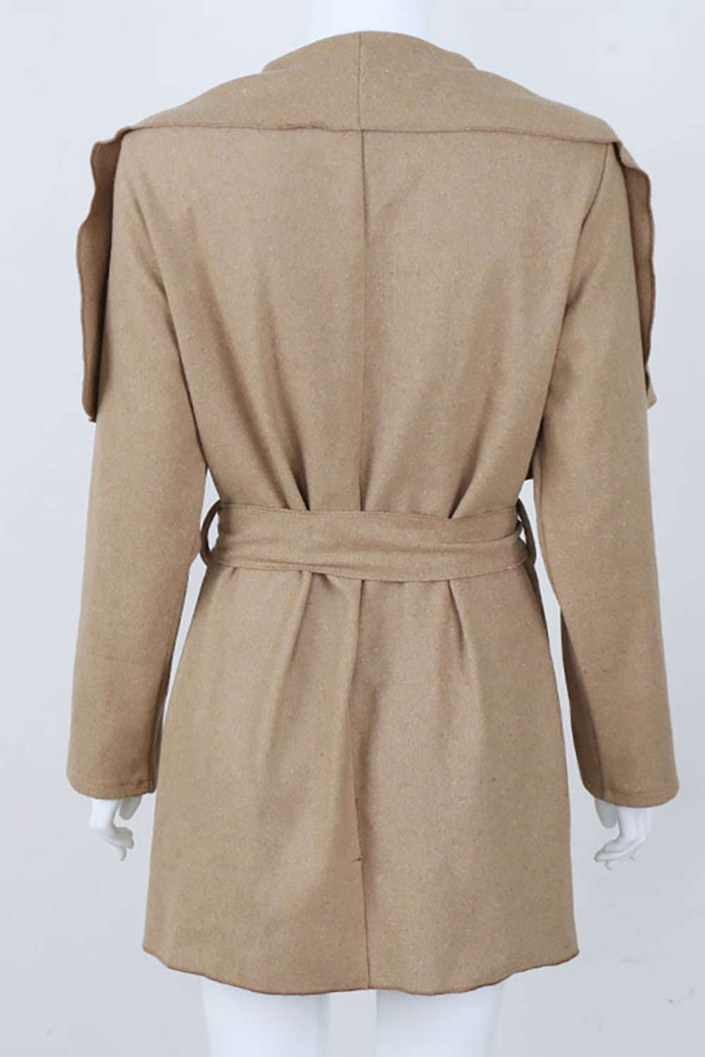 Iyasson Women's Belted Wrap Coat