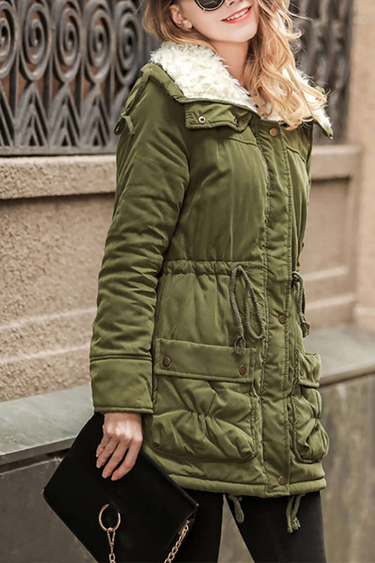 Iyasson Winter Thick Warm Lamb Wool Jacket Coat