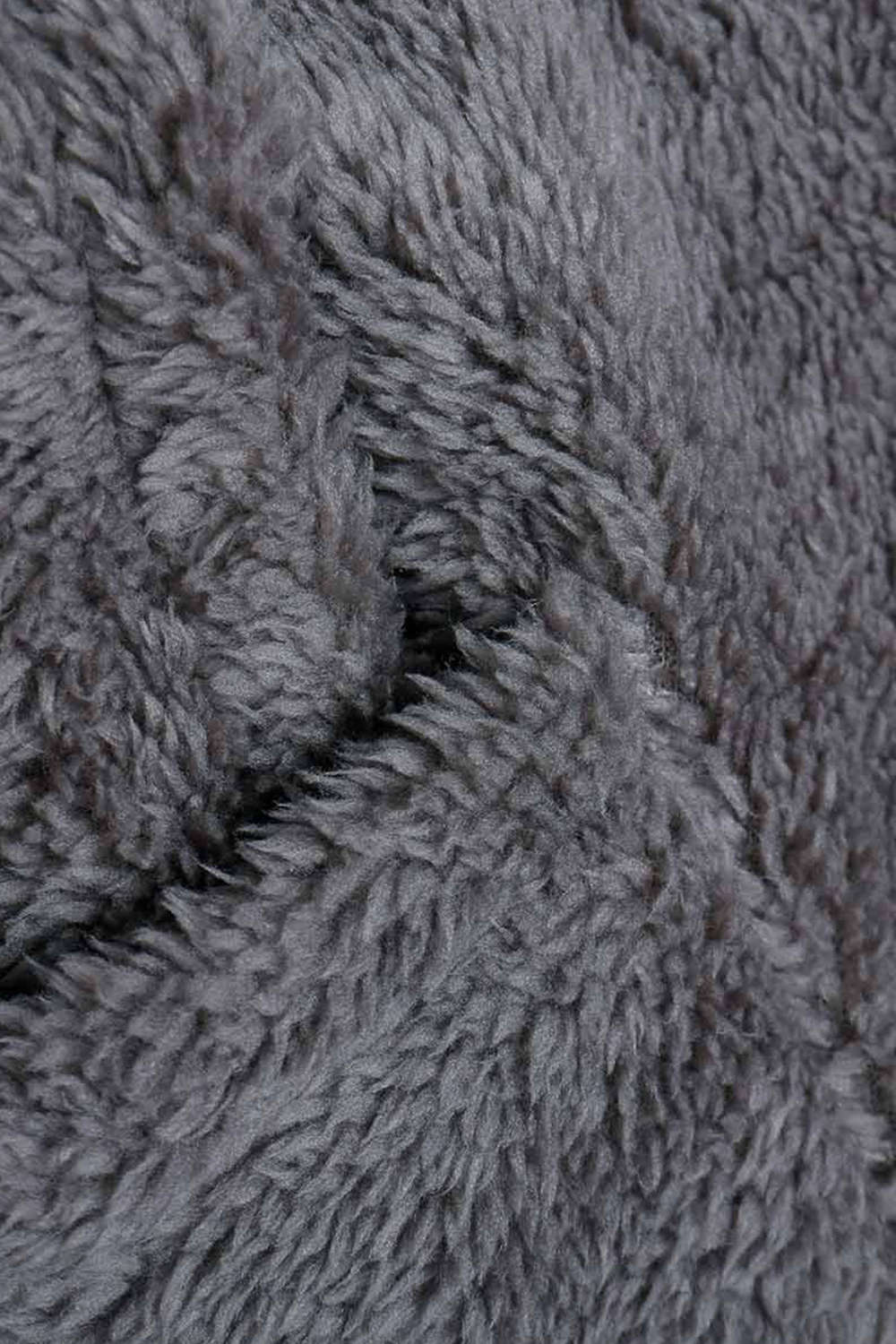 Iyasson Fuzzy Velvet Open Front Coat with Hood
