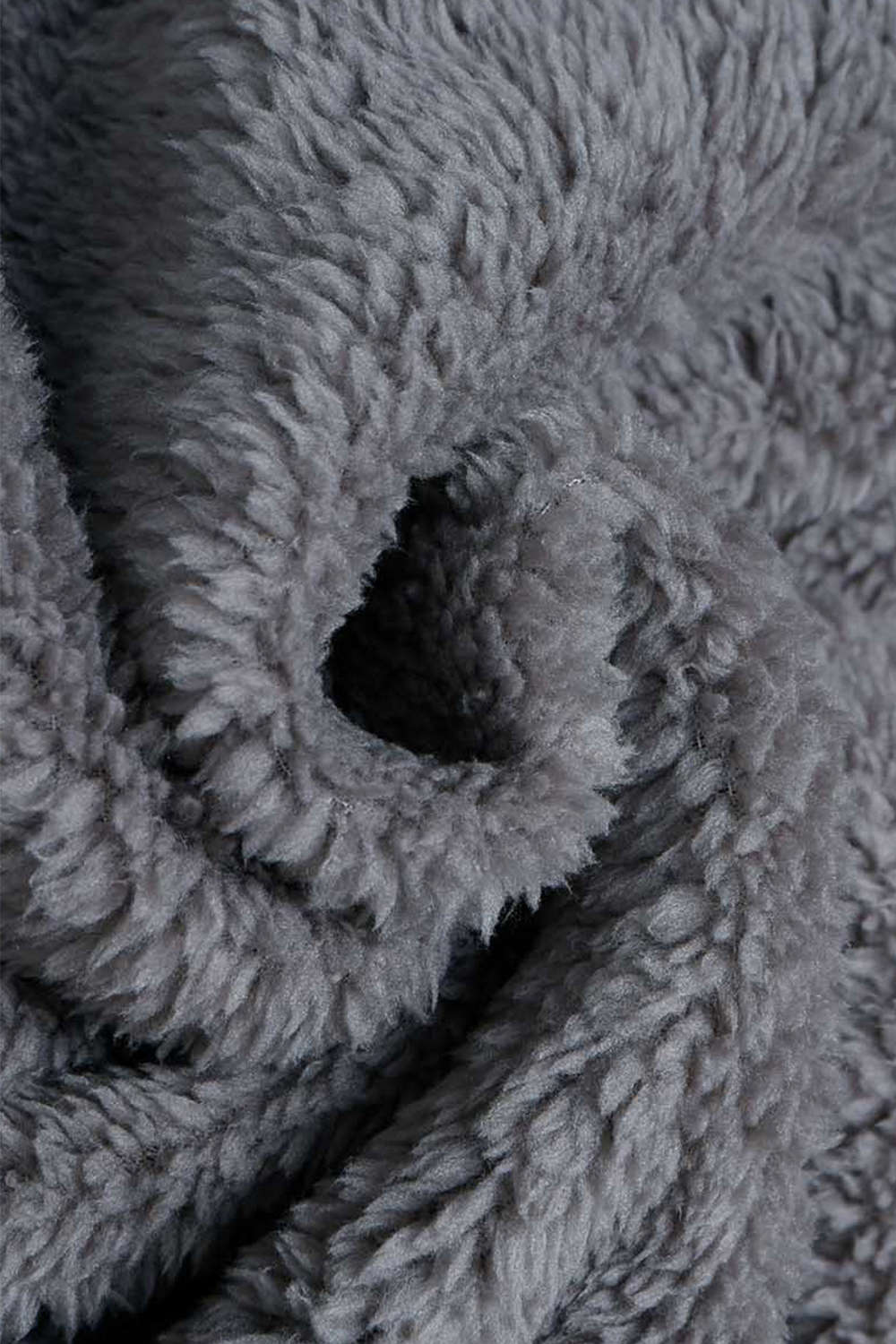 Iyasson Fuzzy Velvet Open Front Coat with Hood