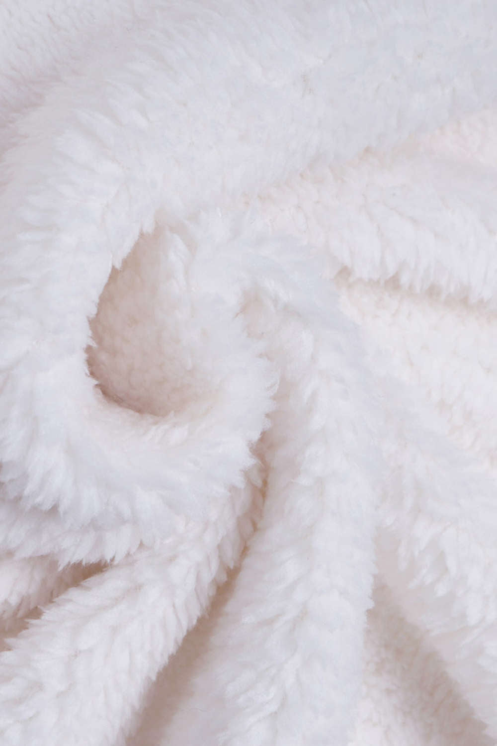 Iyasson Fuzzy Velvet Open Front Coat with Hood