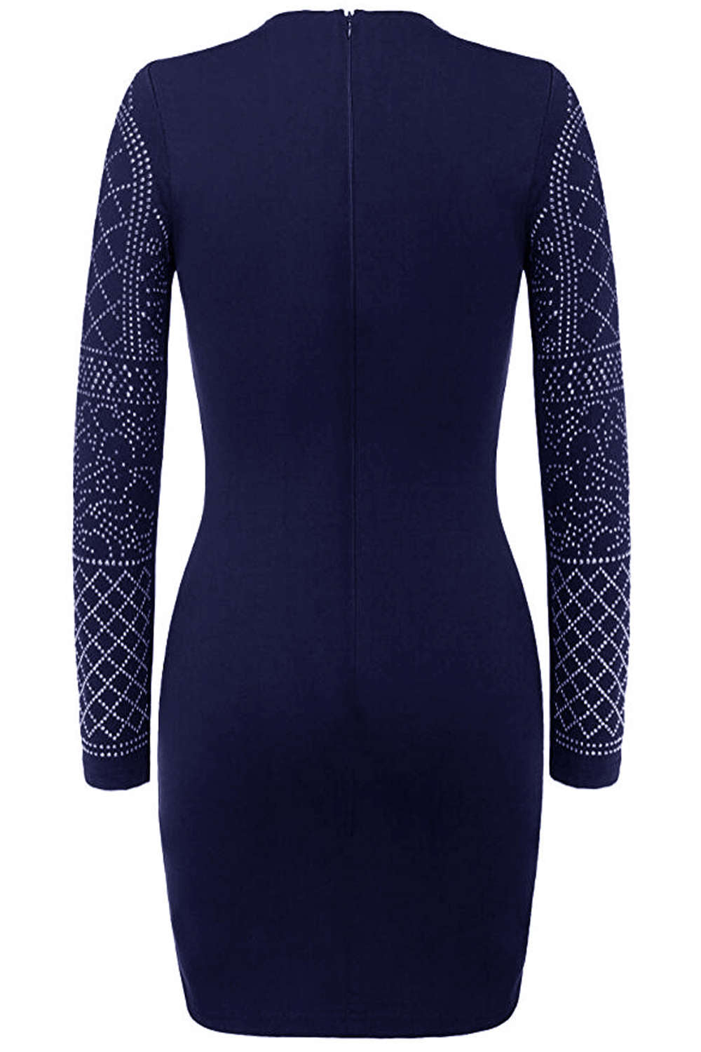 Iyasson Allover faux Diamond Embellished Mini Dress