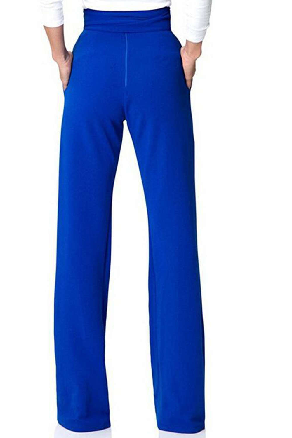 Iyasson Straight Leg High Waisted Long Pants