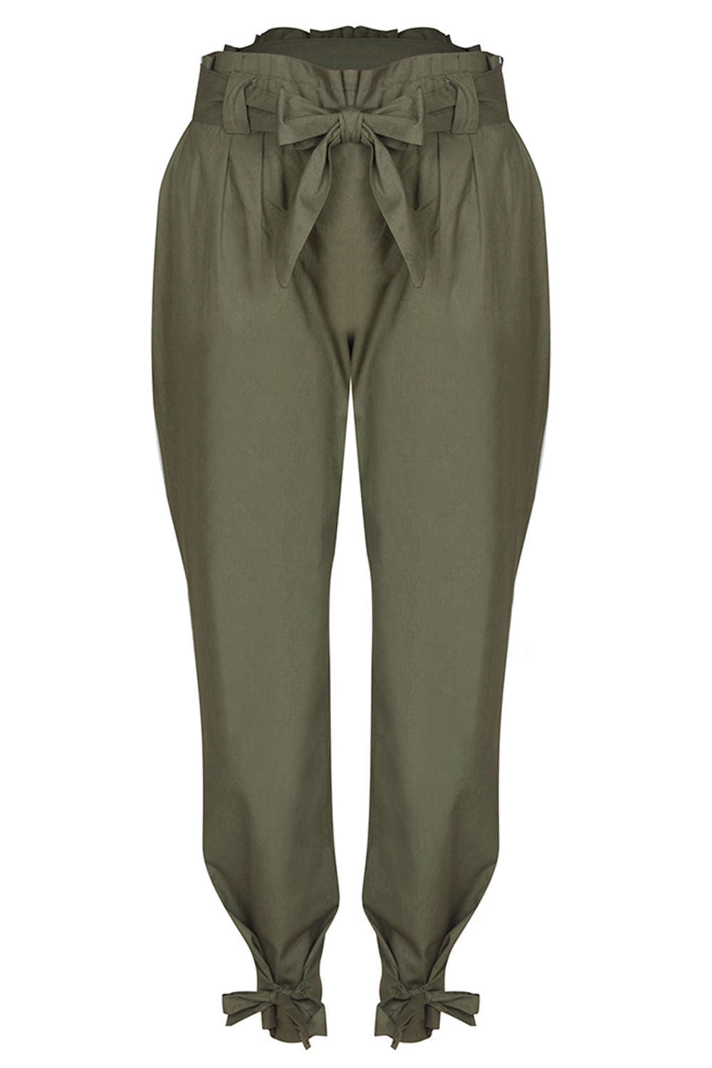 Iyasson Women's Slim Straight Leg Stretch Casual Pants with Pockets