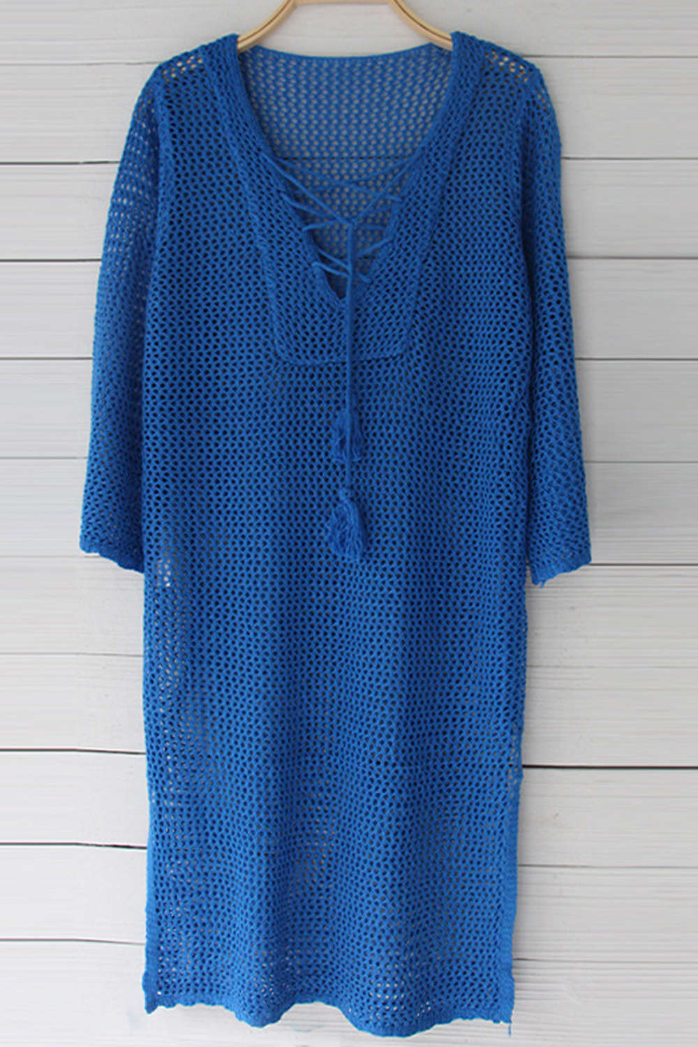 Iyasson Loose Vacation Summer Beach Cover Up