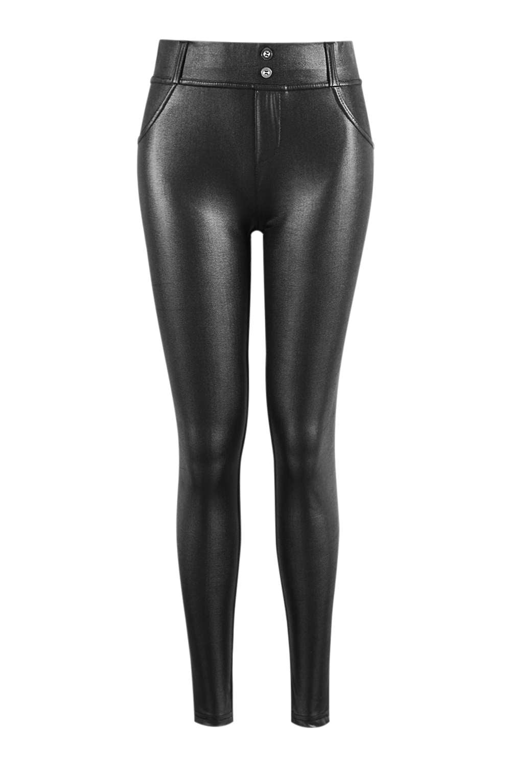 Iyasson Women's Faux Leather Pants