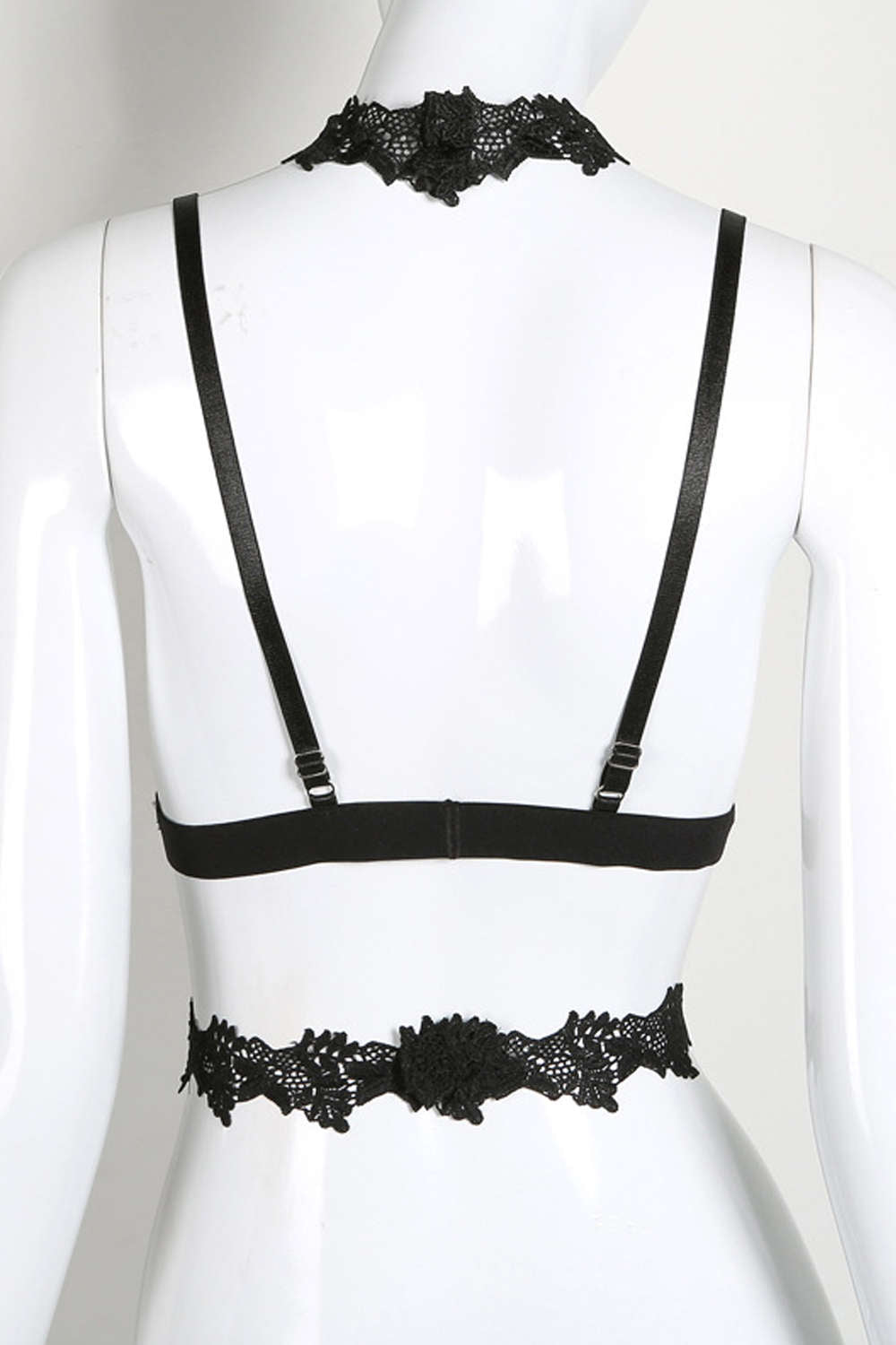 Iyasson Lace Bra With Choker