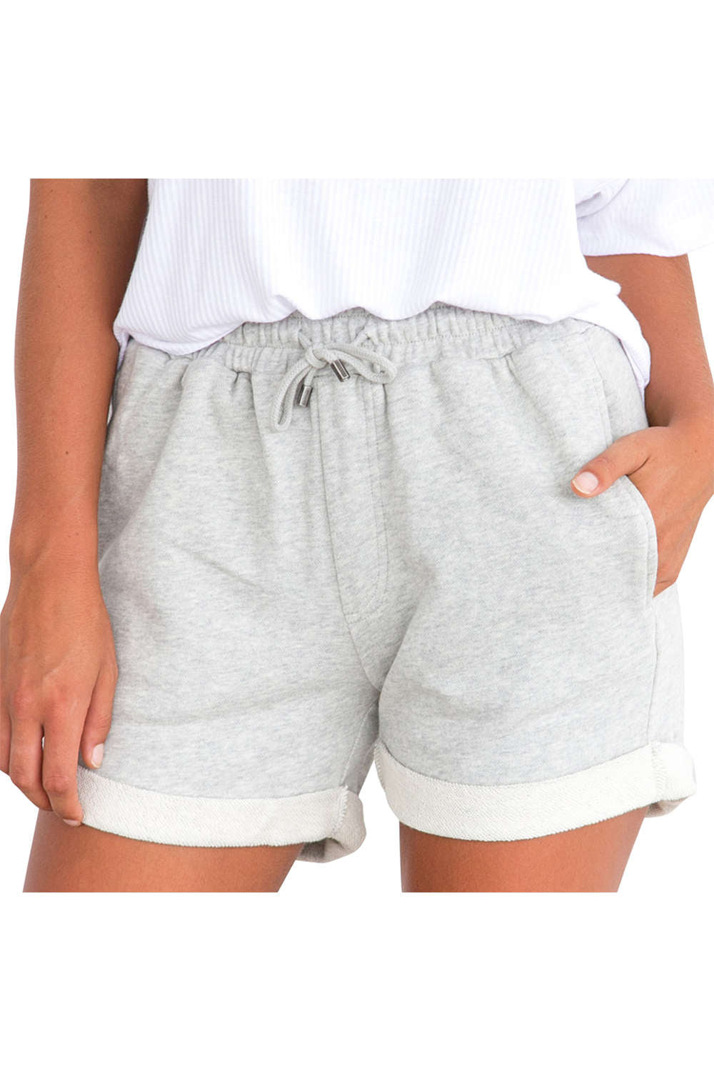 Iyasson Women's Cotton Stretch Activewear Lounge Shorts