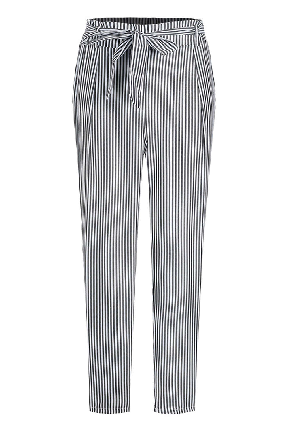 Iyasson Women's Striped High Waisted Pants