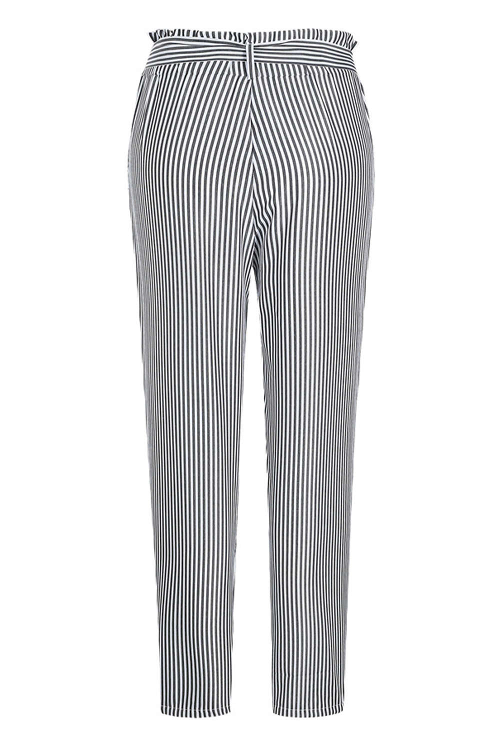 Iyasson Women's Striped High Waisted Pants