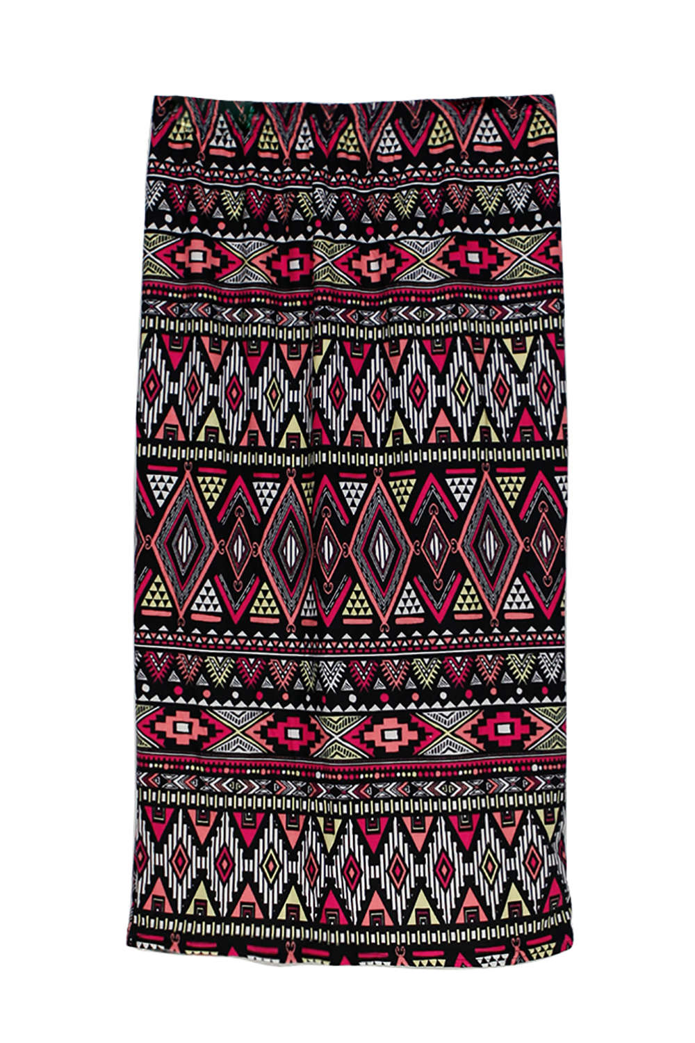 Iyasson Woman Printed Midi-length Skirt High Waist Pencil Bodycon Skirt