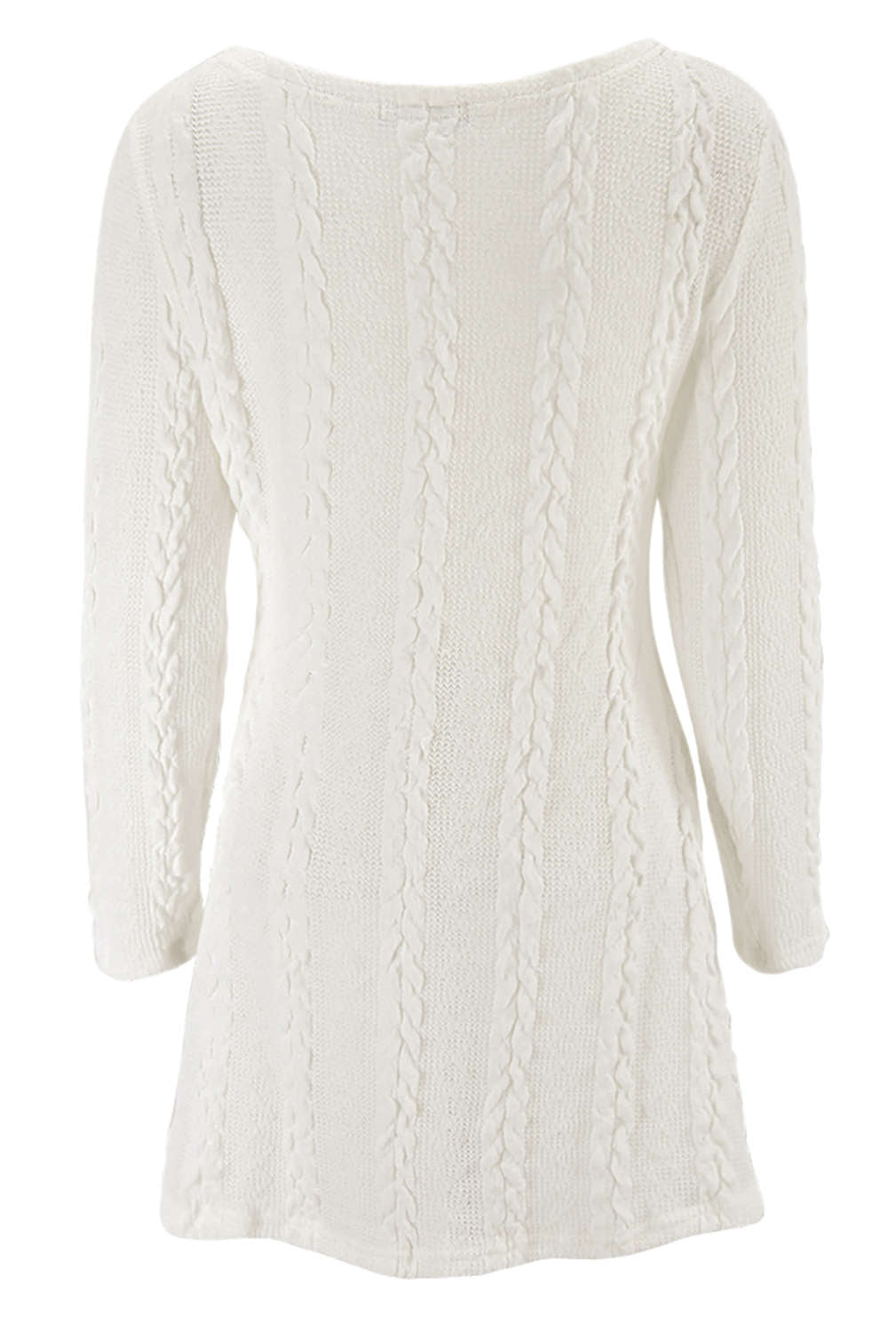 Iyasson Knitted Crewneck Sweater Dress