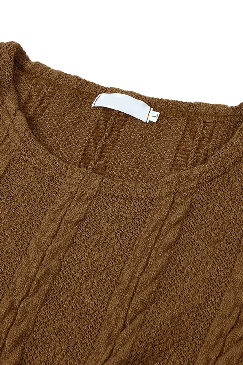 Iyasson Knitted Crewneck Sweater Dress