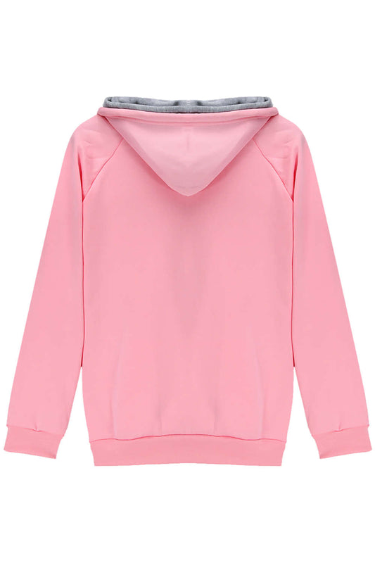 Iyasson Solid Kangaroo Pocket Sport Hoodie