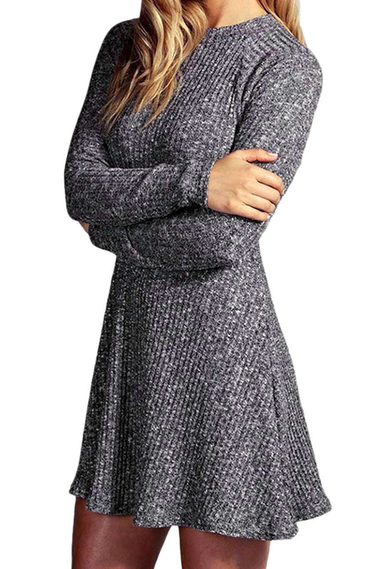 Iyasson Knit A Line Dress