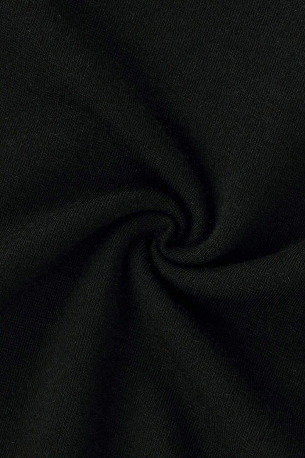 Iyasson Black Roll Neck Short Knit Dress 
