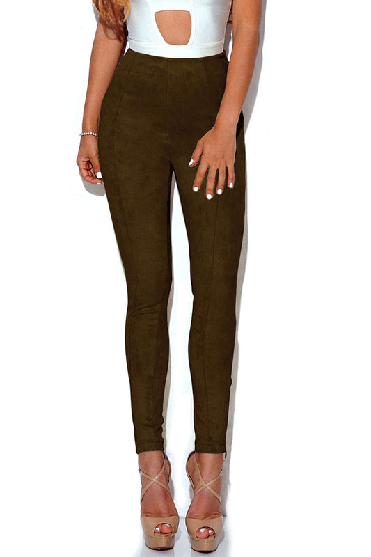 Iyasson Solid High Waisted Leggings