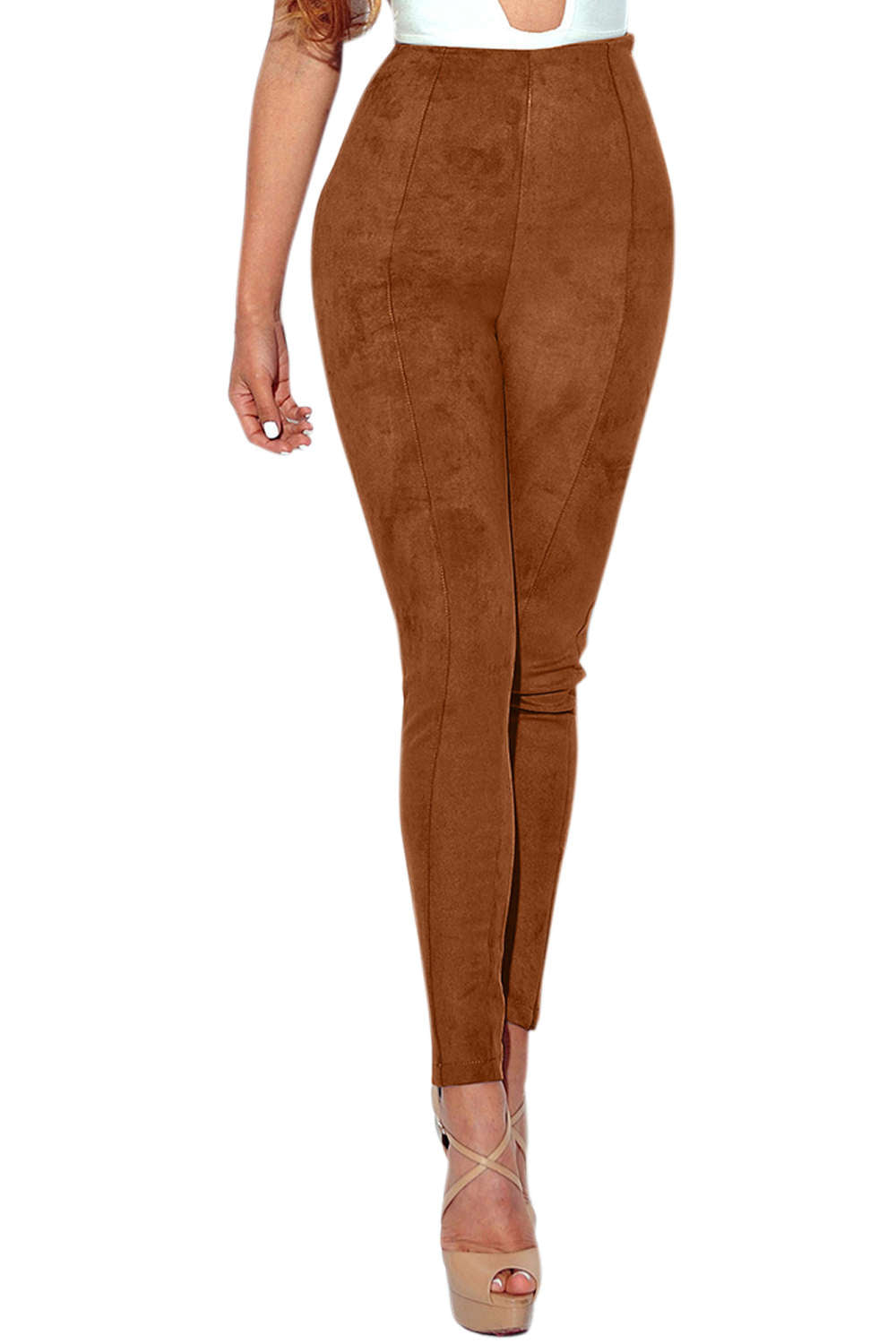 Iyasson Solid High Waisted Leggings