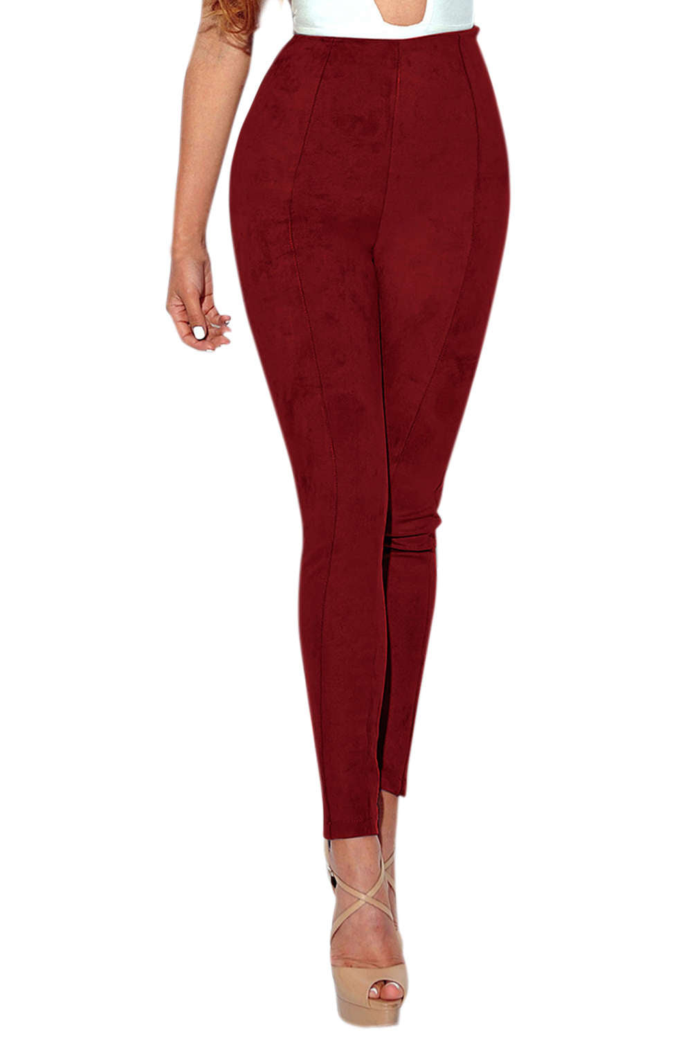 Iyasson Solid High Waisted Leggings