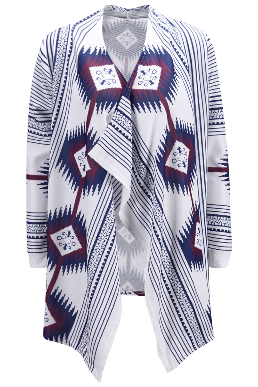 Iyasson Geometric Pattern Cardigan