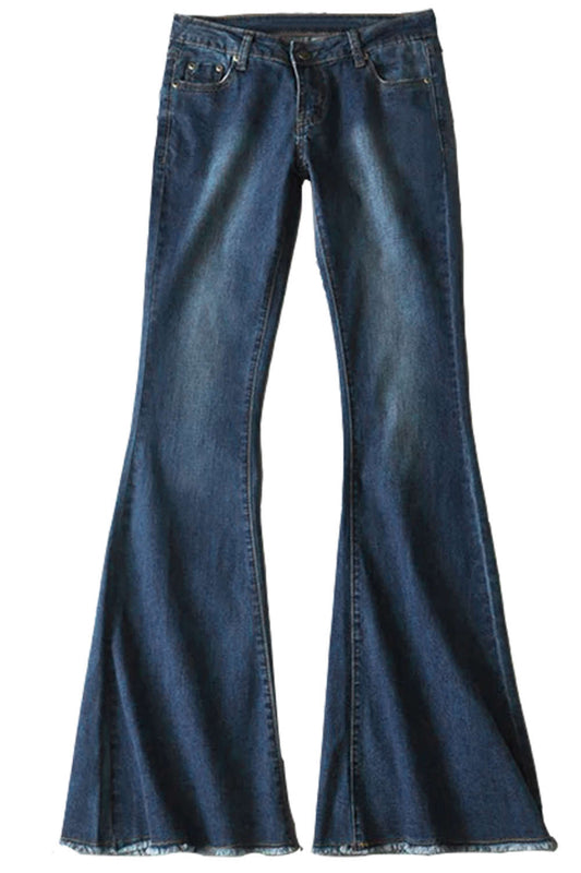 Iyasson Women's Bell Bottom Jeans