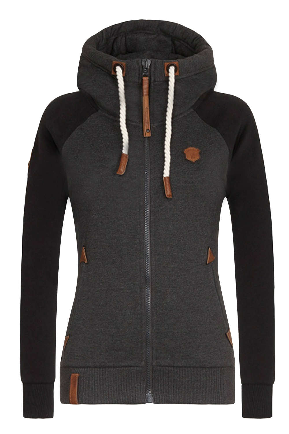 Iyasson Women's Zip Up Hoodie with Pockets