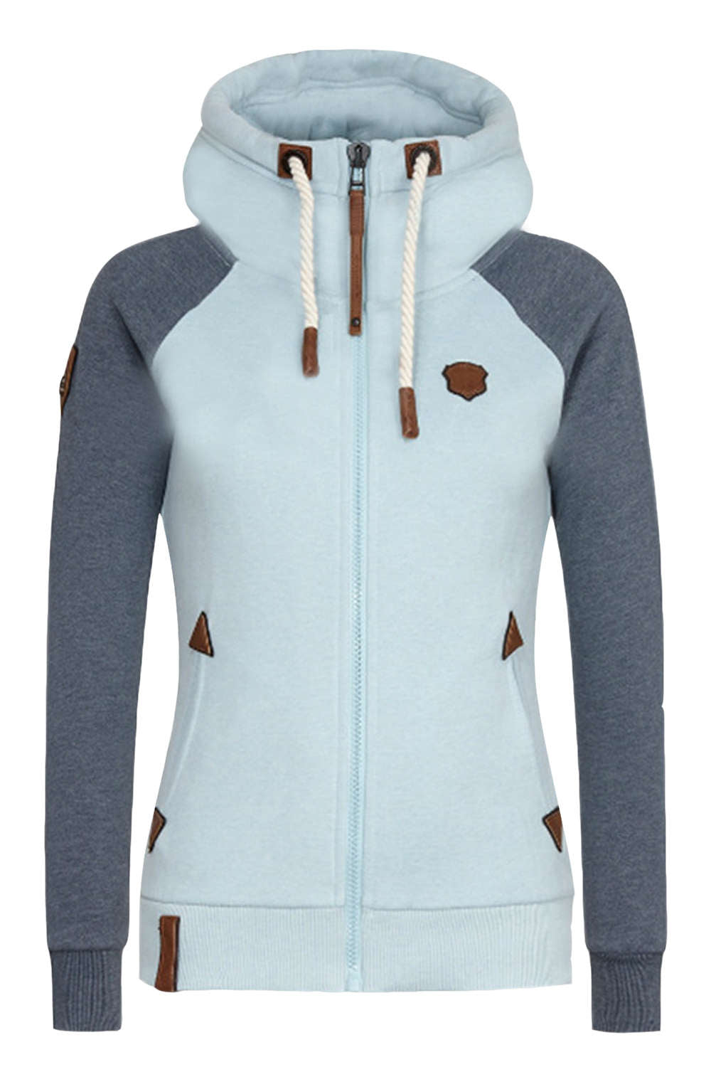 Iyasson Women's Zip Up Hoodie with Pockets