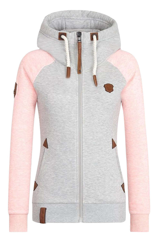 Iyasson Women's Zip Up Hoodie with Pockets