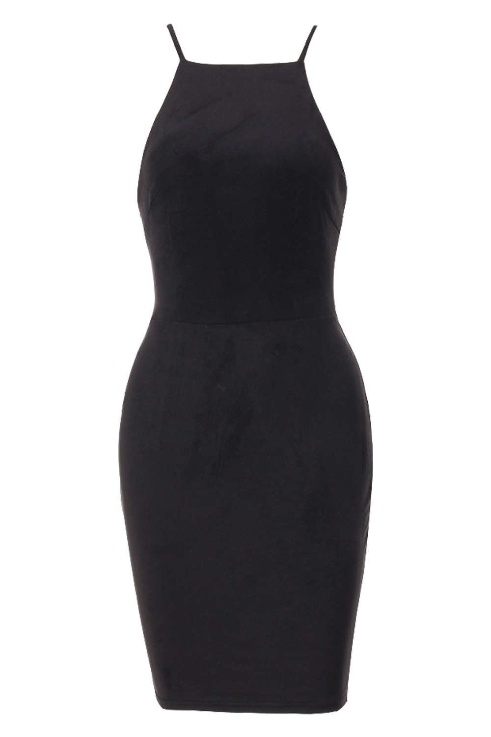 Iyasson Micro Suede Body-Con Dress 