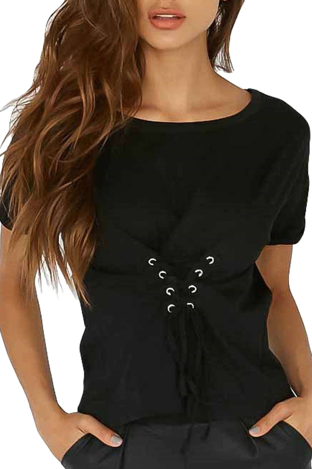 Iyasson Lace-up T-shirt