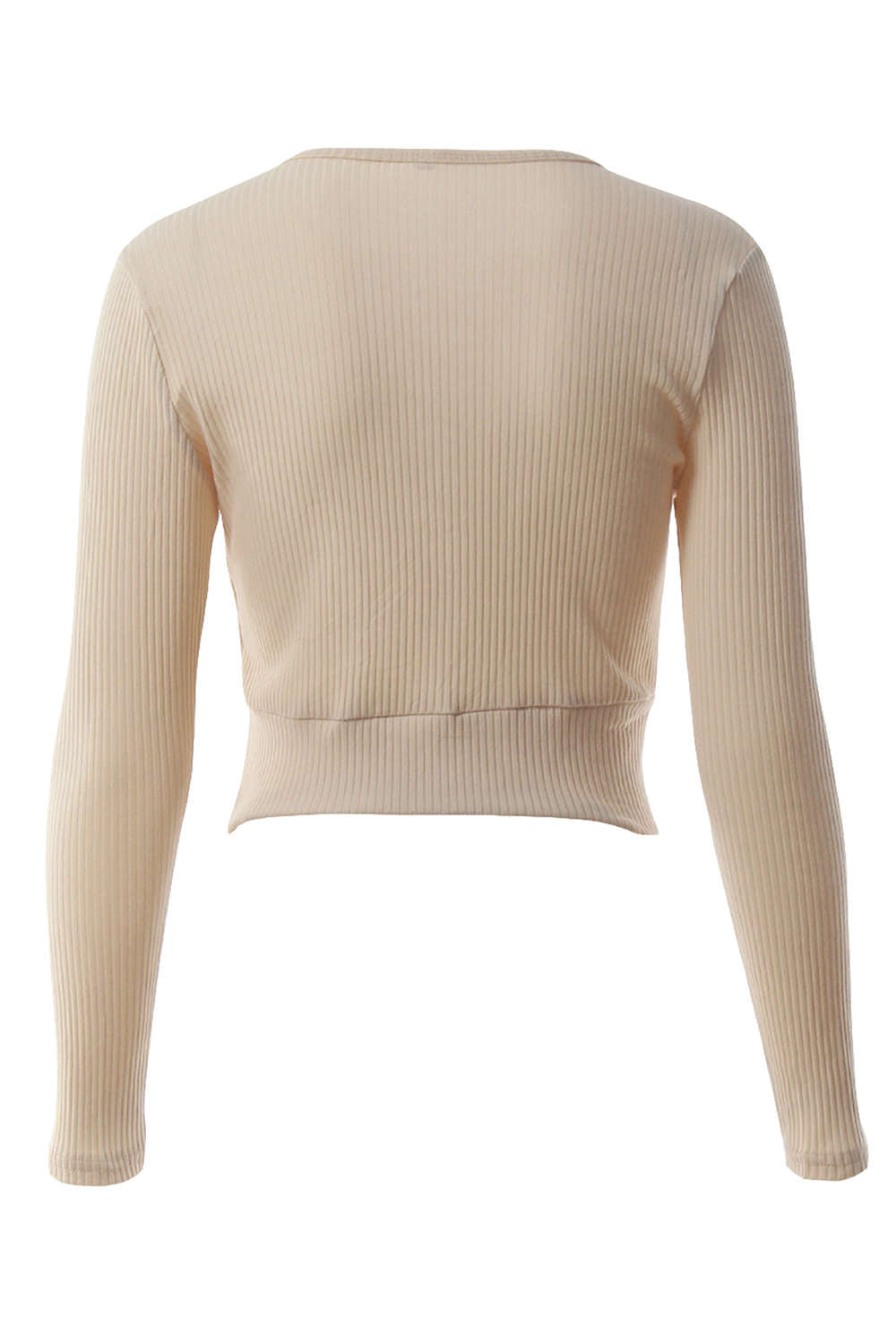 Iyasson Front Cross Cropped Sweater