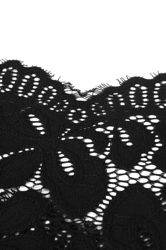 Iyasson Women's Floral Lace Off-Shoulder Top