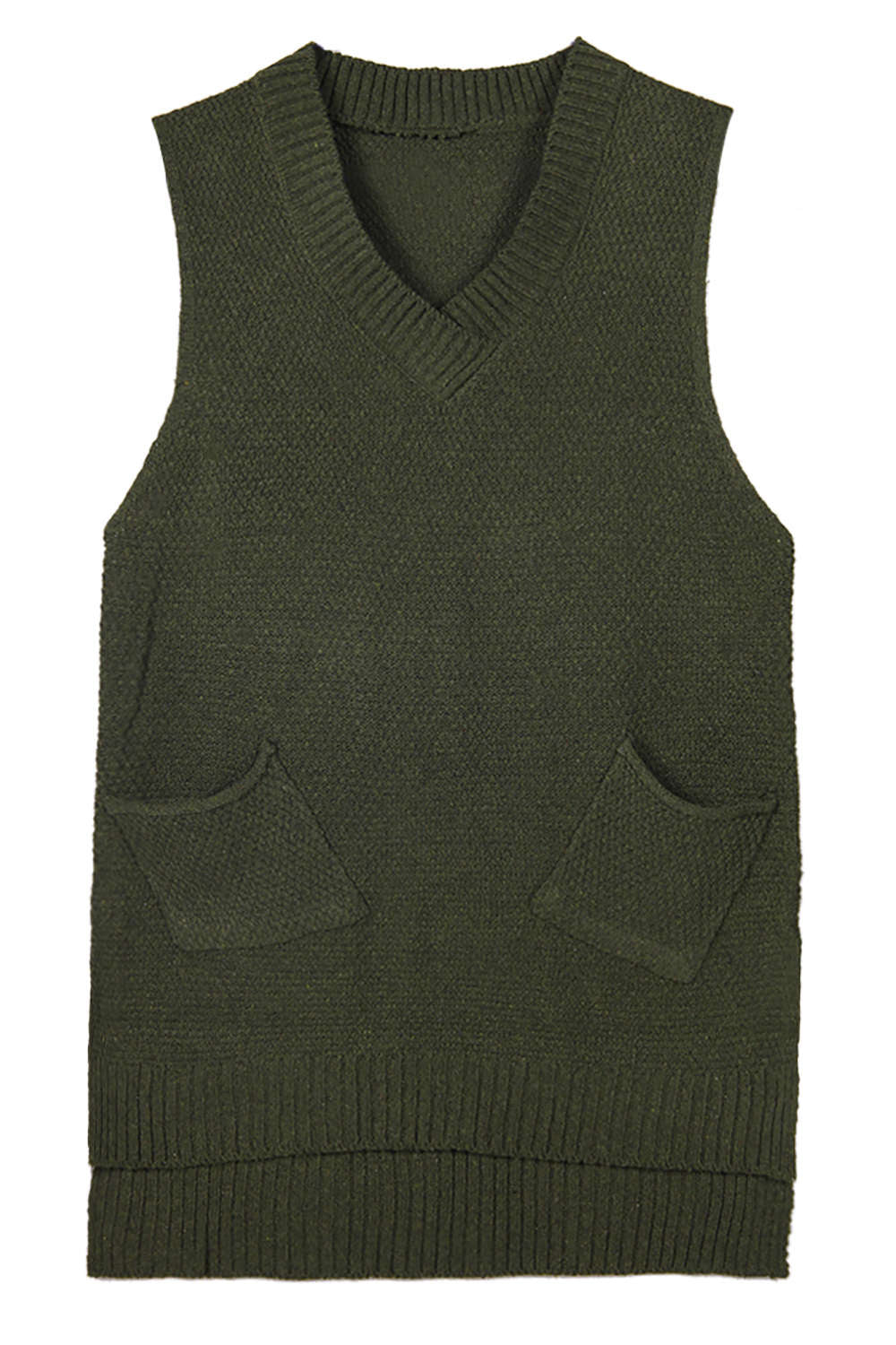 Iyasson Womens V-Neck Sleeveless Pullover Long Sweater Vest