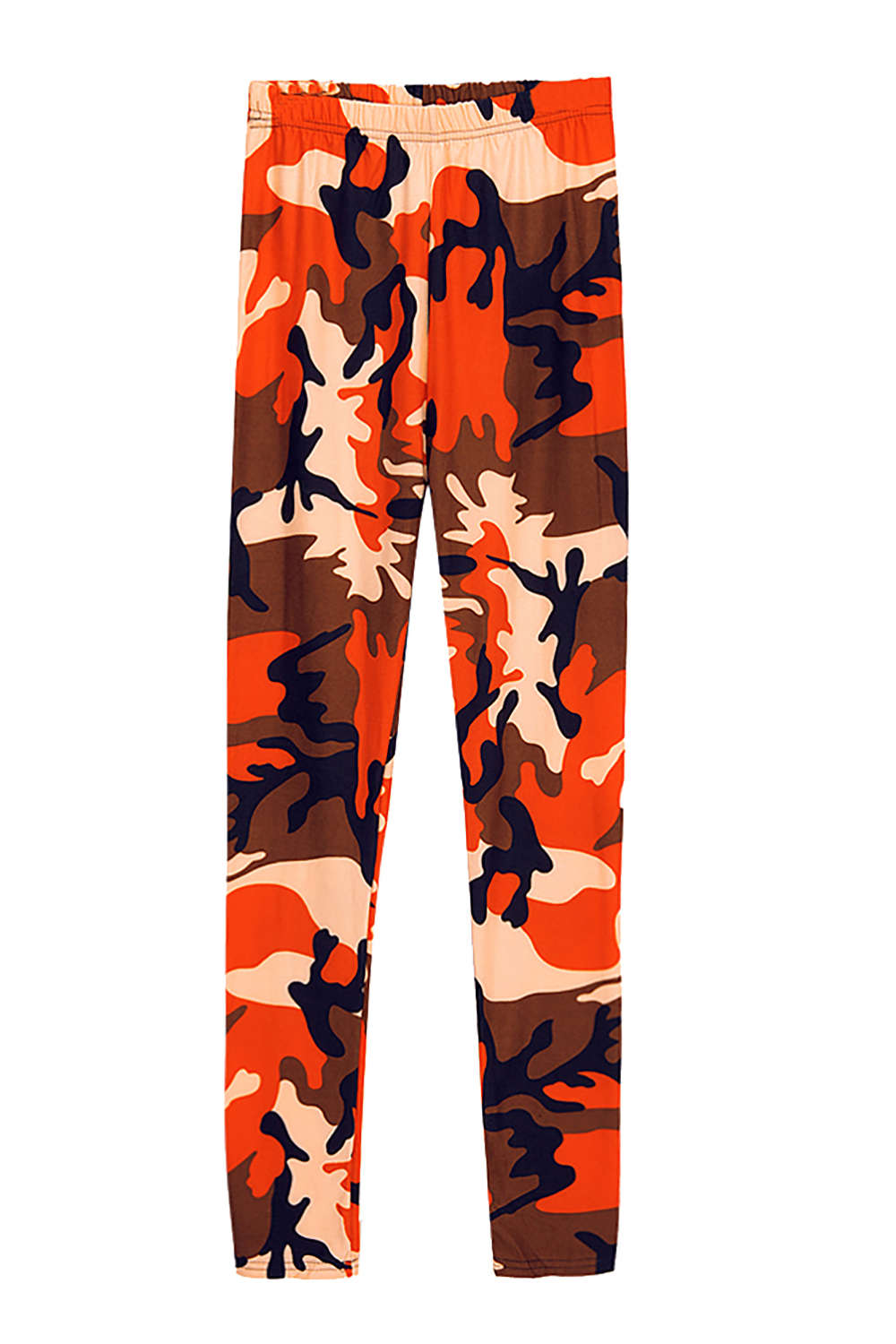 Iyasson Women's Camo Print High-Rise Leggings