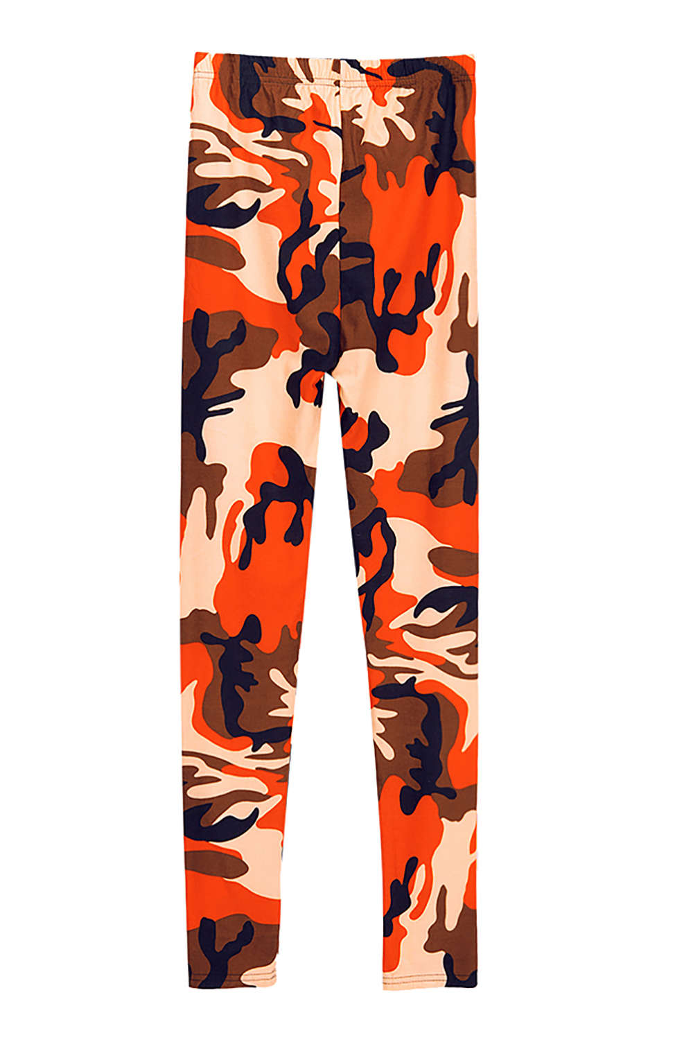 Iyasson Women's Camo Print High-Rise Leggings