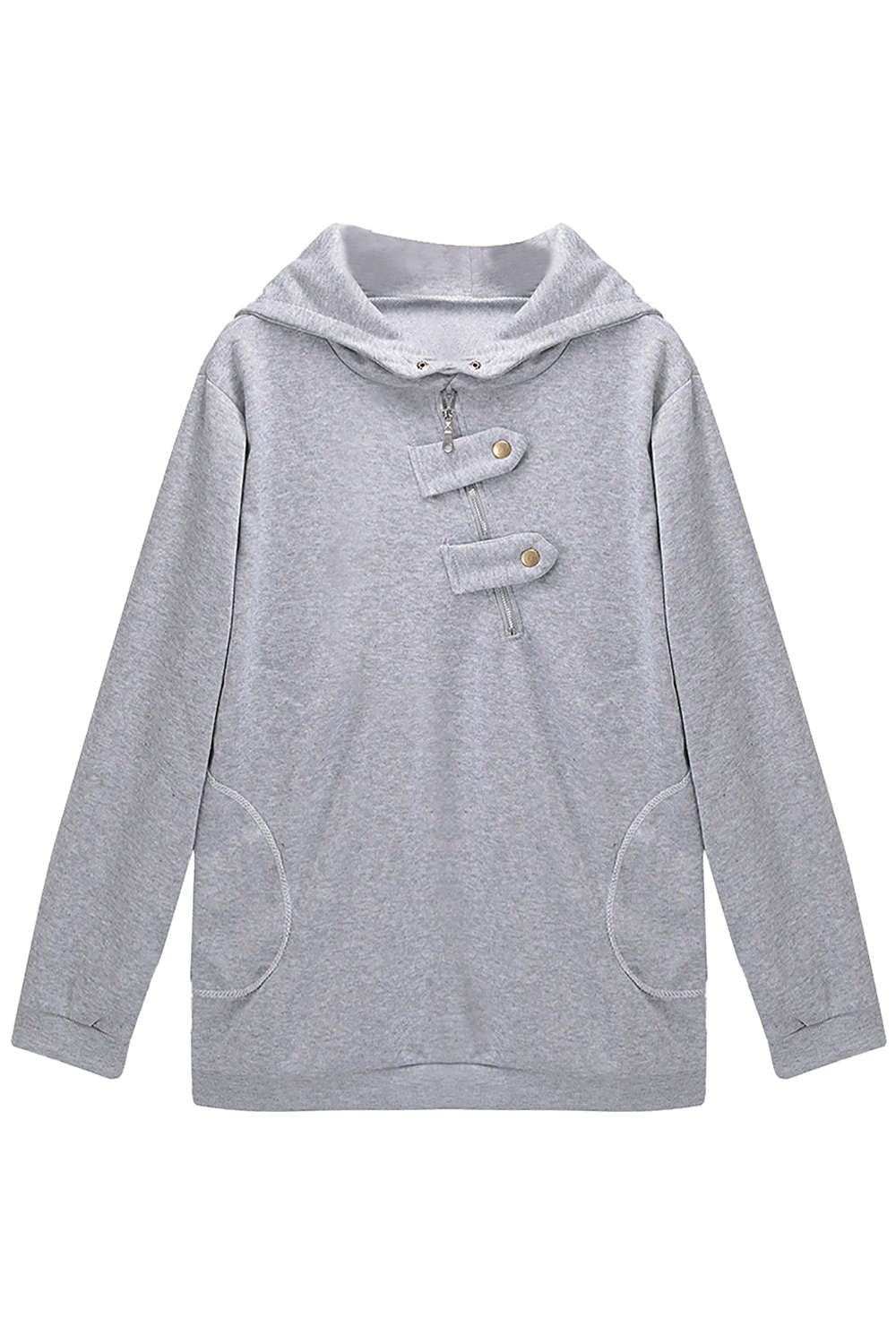 Iyasson Women Hoodie Coat Long Sleeve Jumper Sweatershirt