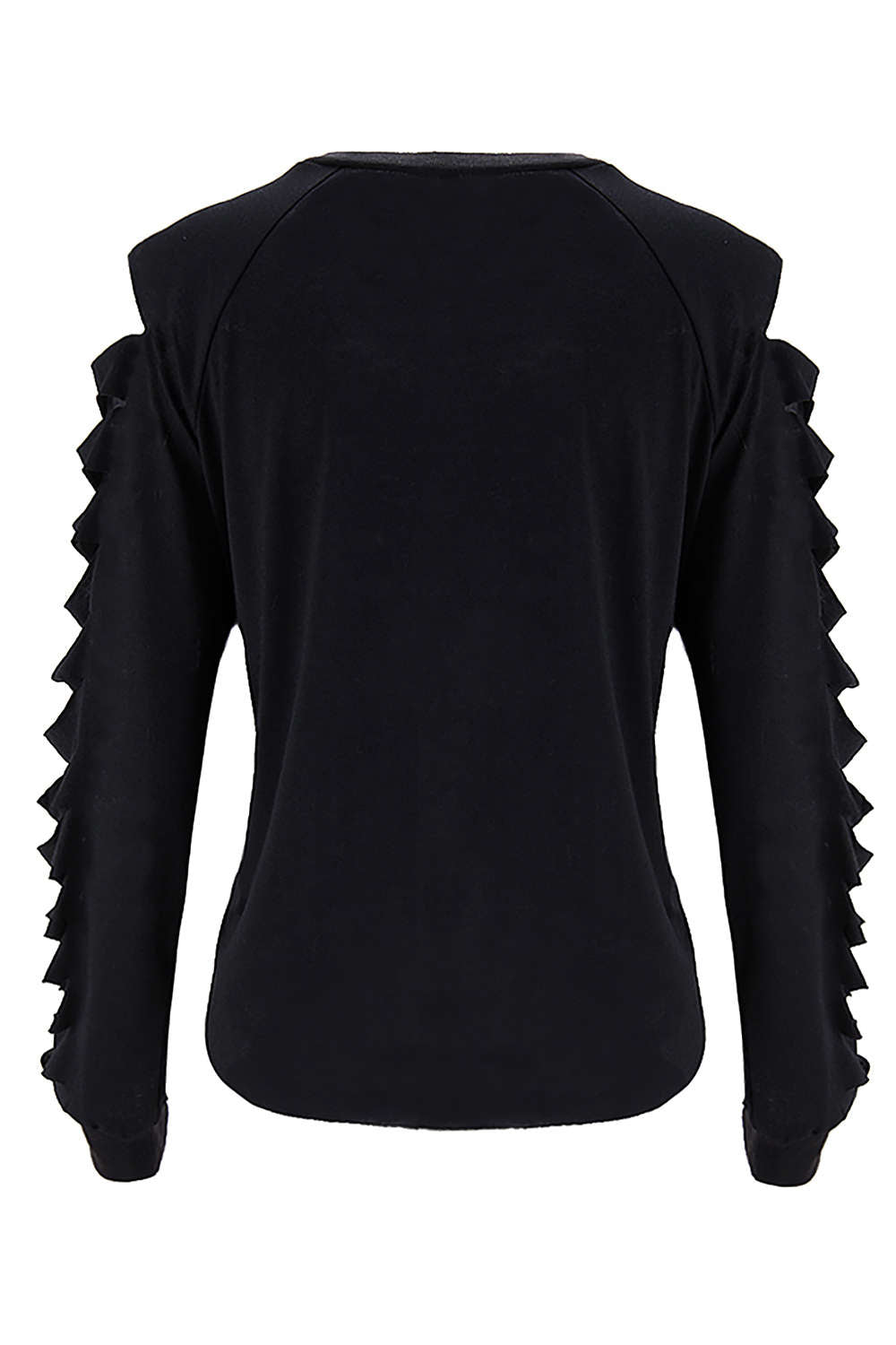 Iyasson Sexy Full Sleeve Cut Out Hole T-Shirt Night Street Clubwear