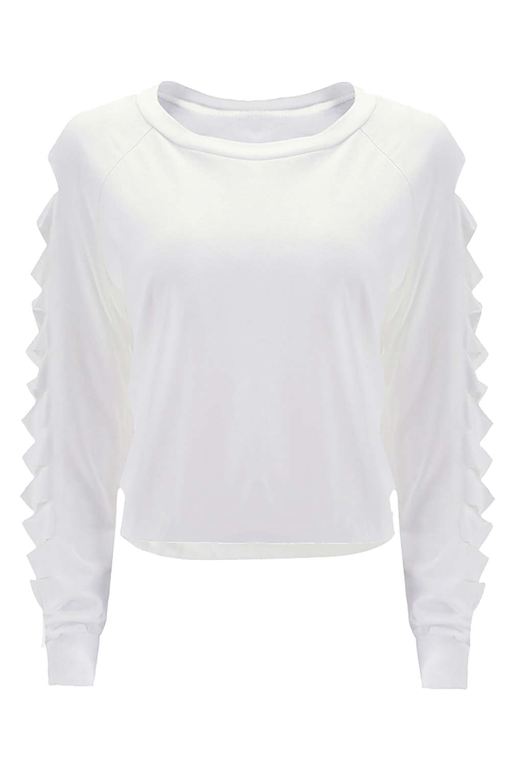Iyasson Sexy Full Sleeve Cut Out Hole T-Shirt Night Street Clubwear