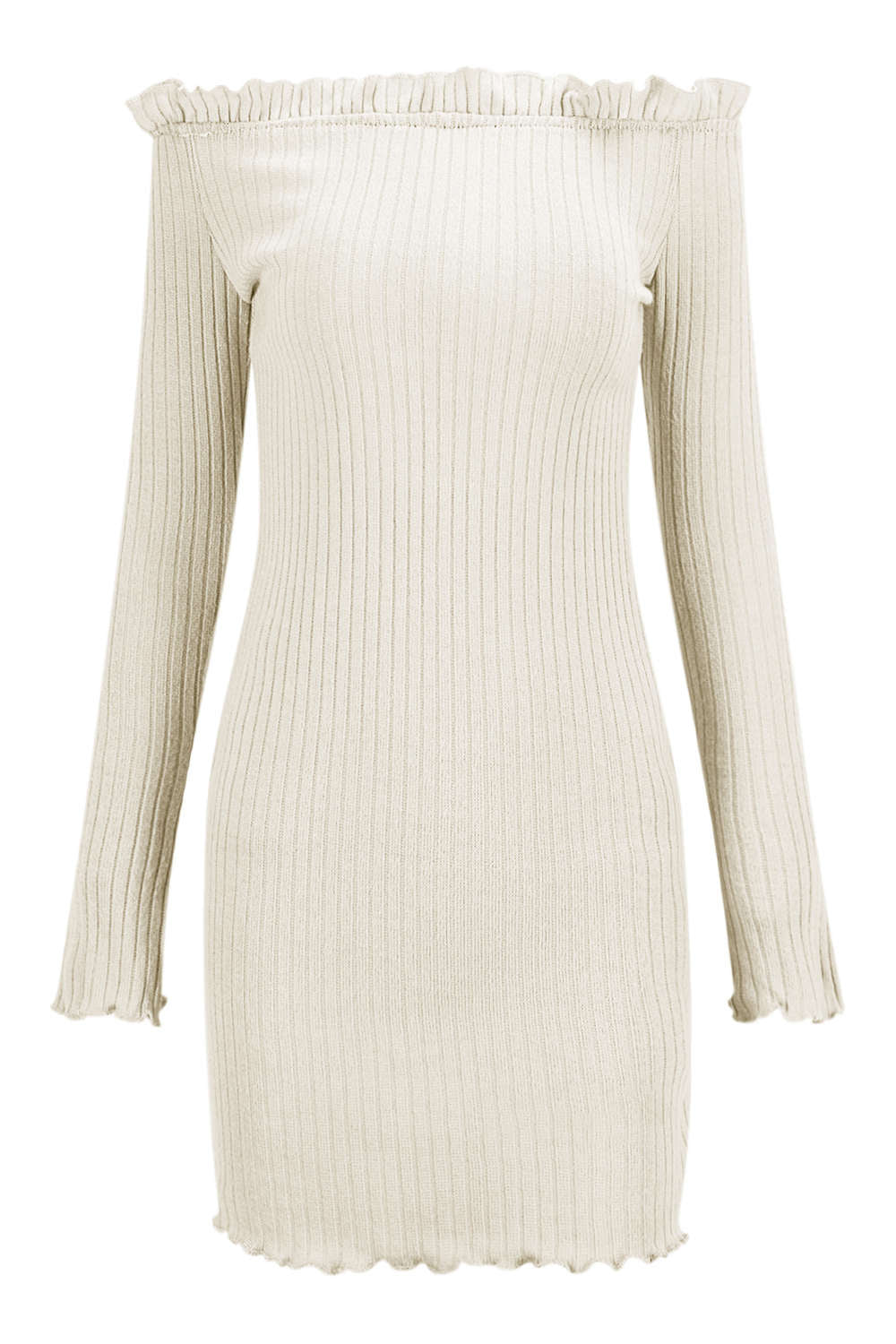 Iyasson Sexy Off Shoulder Bodycon Dress