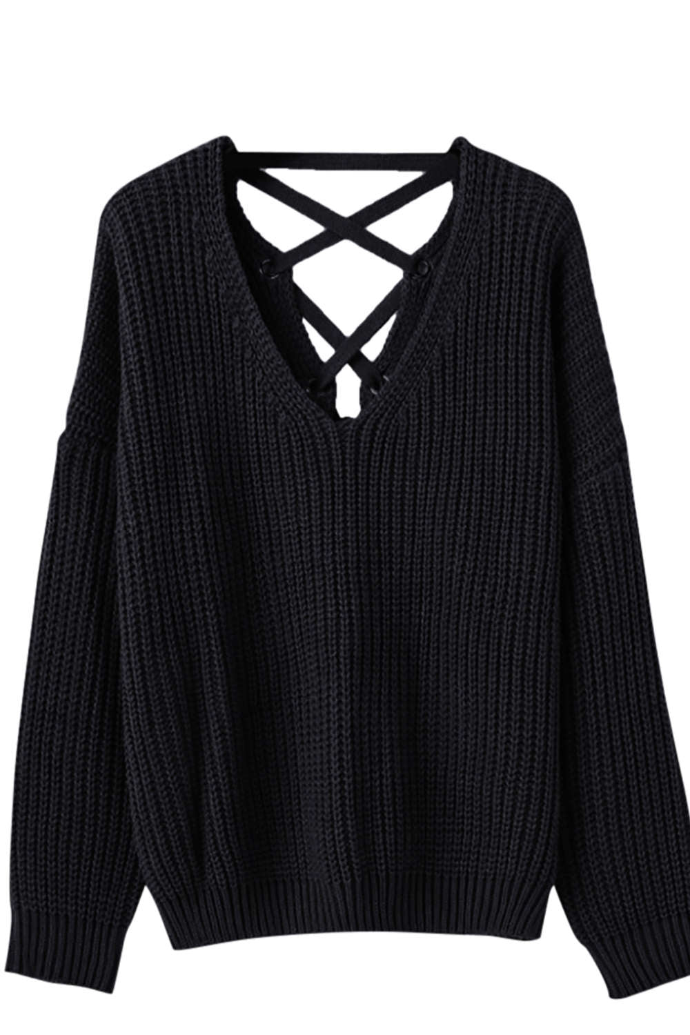 Iyasson Lace Up Back Jumper