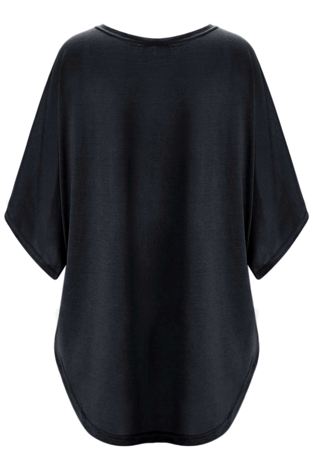Iyasson Women's Plus Size Batwing Sleeve Tops
