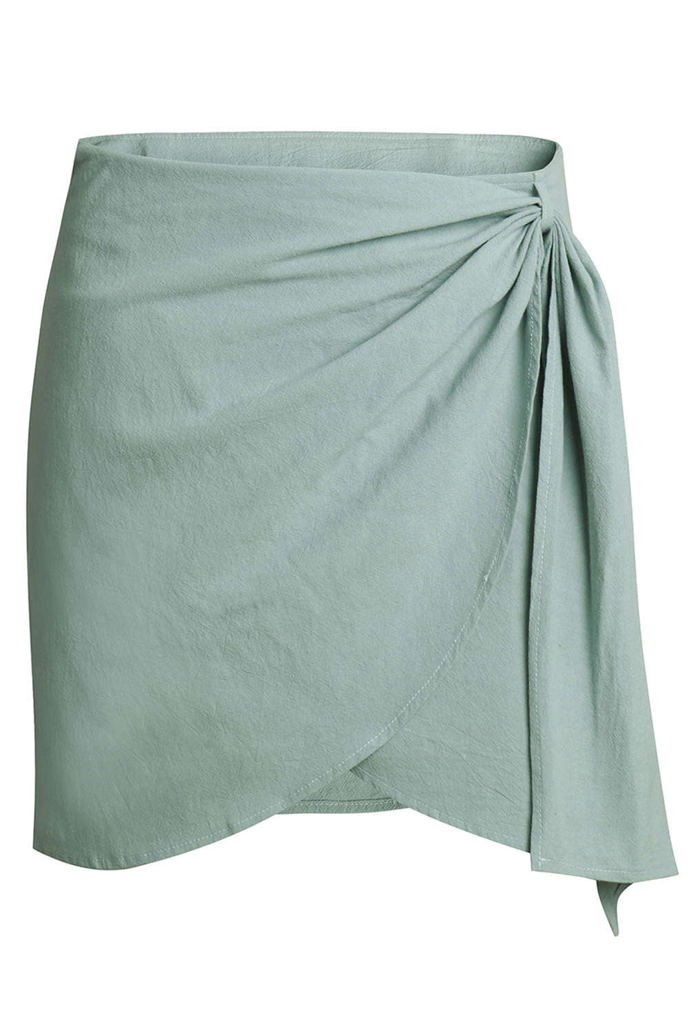 Iyasson Women's Mini Wrap Skirt