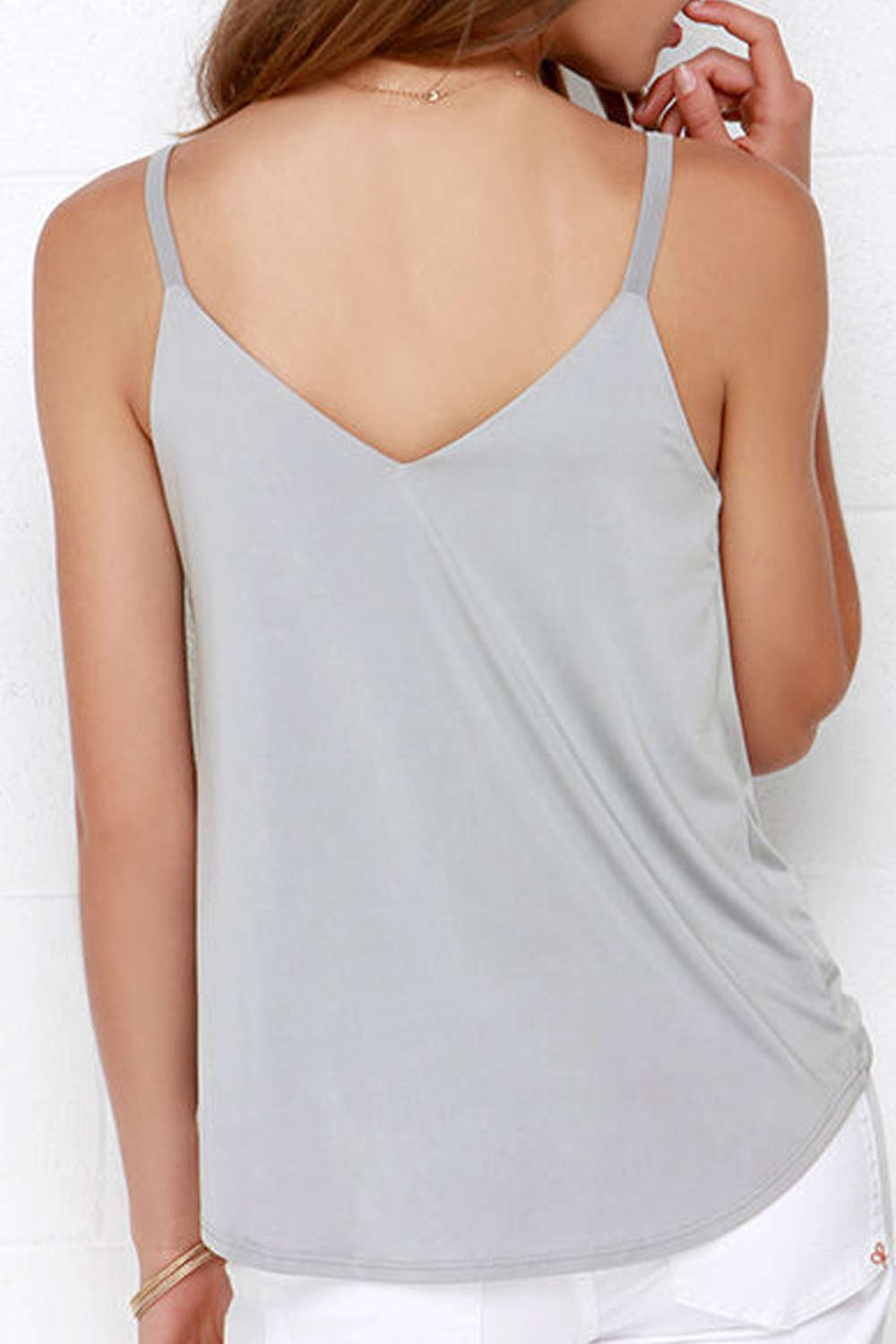 Iyasson Women's V Neck Loose Camisole Top