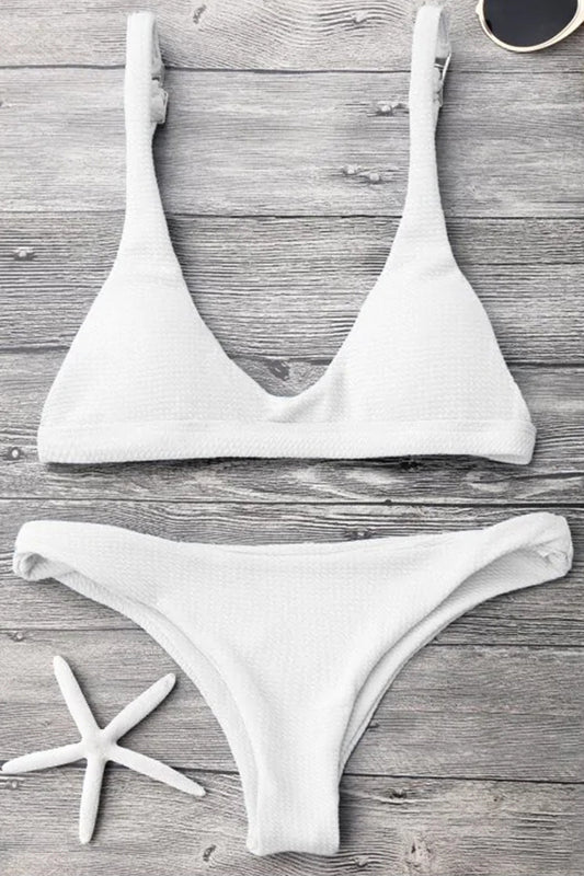 Low Waisted Padded Scoop Bikini Set