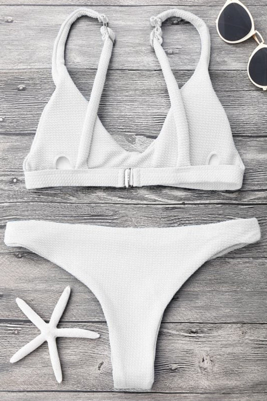 Low Waisted Padded Scoop Bikini Set