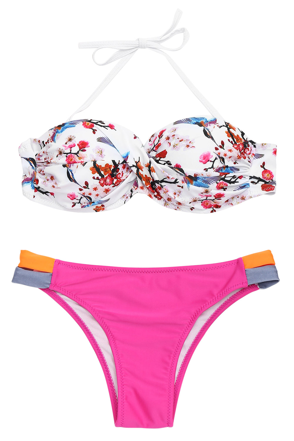 Iyasson Floral Printing Mix & Match Bikini Sets