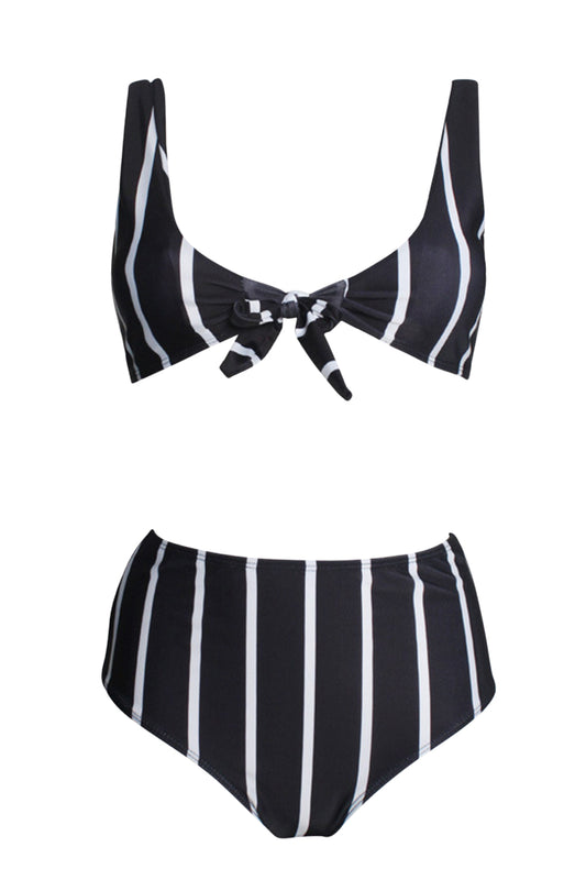 Iyasson Sweet Bow at Center Front Bikini Sets