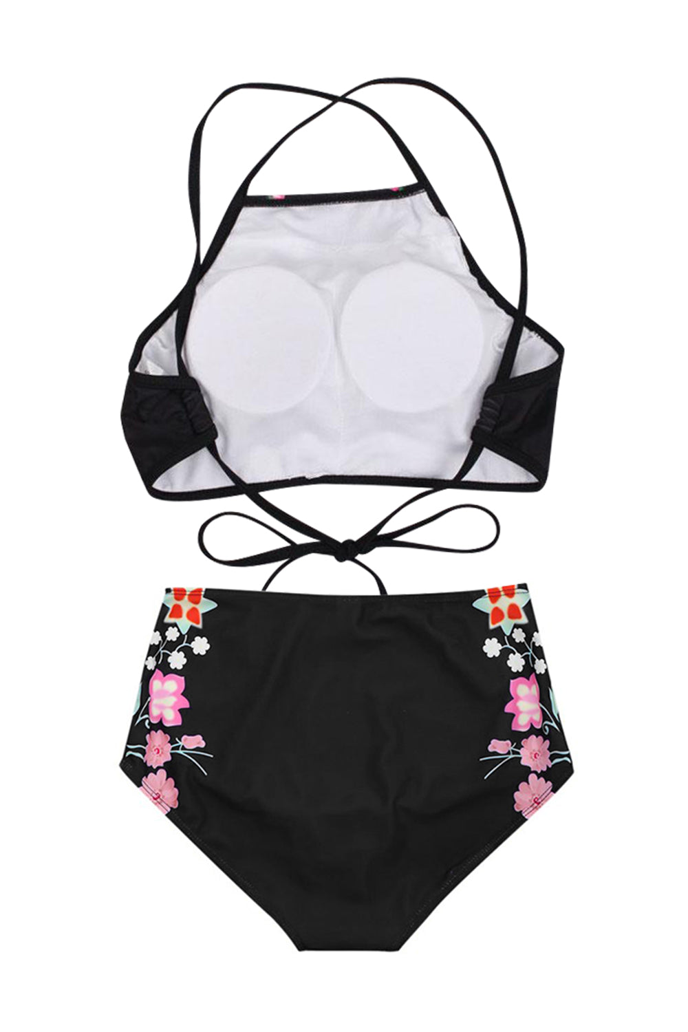 Iyasson  Floral Printing Tank Bikini Set